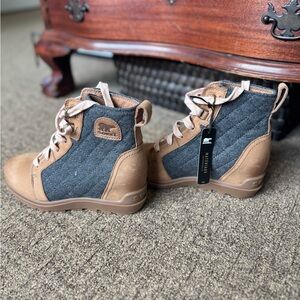 Sorel Quilted Lace-Up Boots